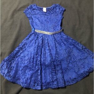 Just Kids Girls Blue lace formal dress